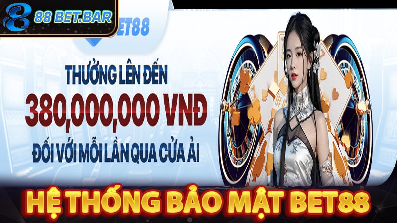 Hệ thống bảo mật tại sân chơi bet88 