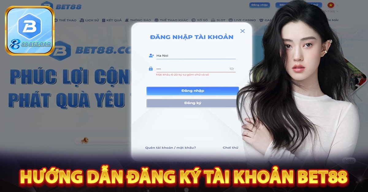 Hướng dẫn đăng ký tài khoản Bet88 cho tân binh cá cược